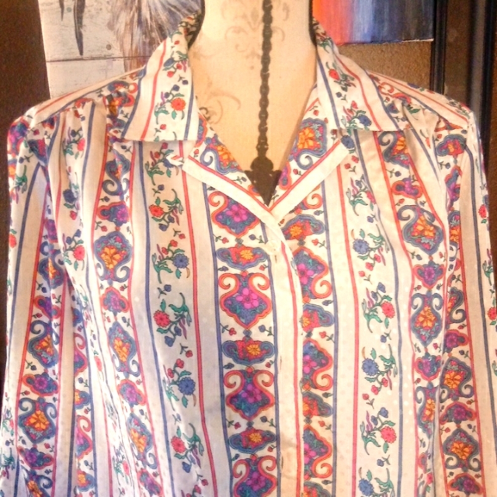 Vintage printed top